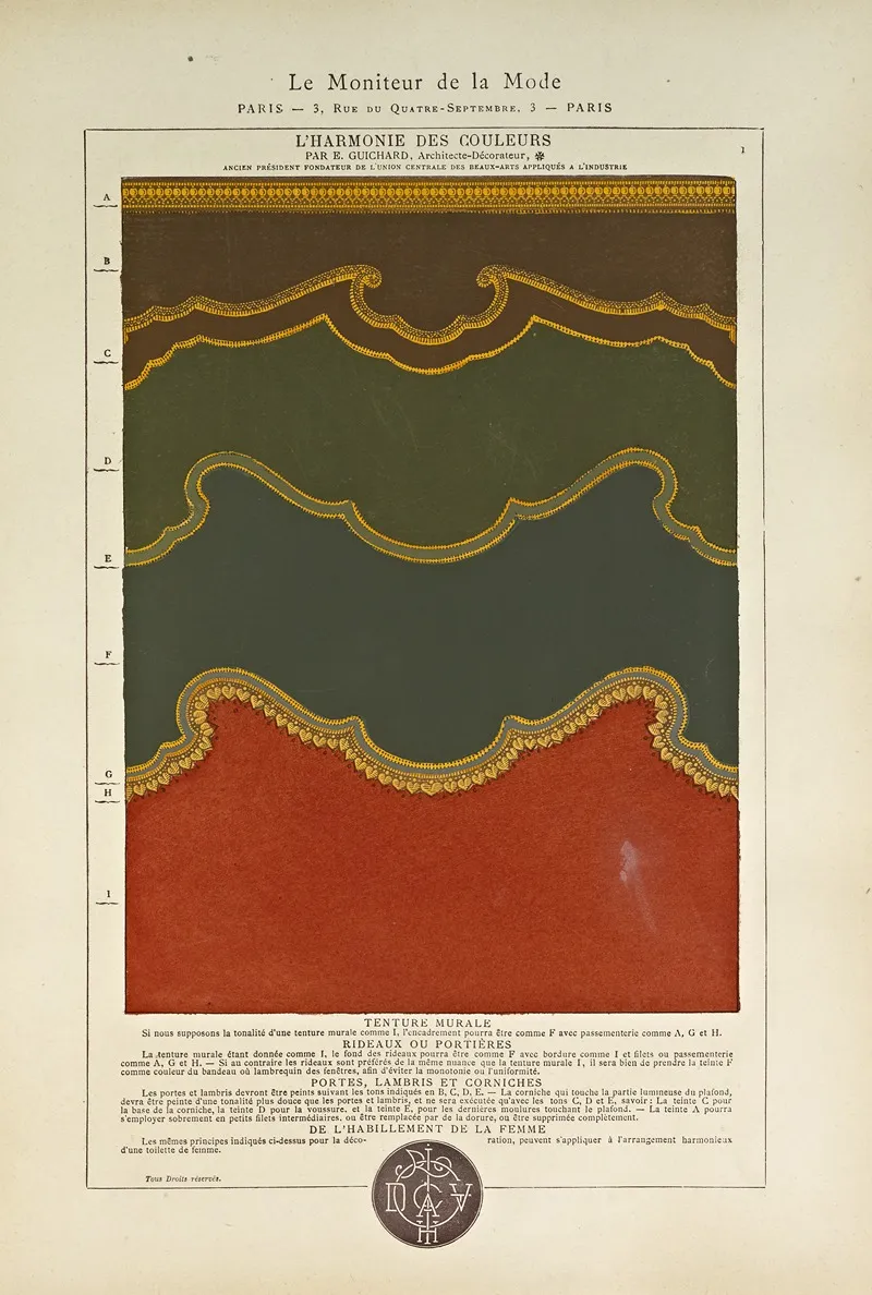 Lharmonie Des Couleurs Pl 002 Wall Art by Édouard Guichard - High-Resolution Digital Print