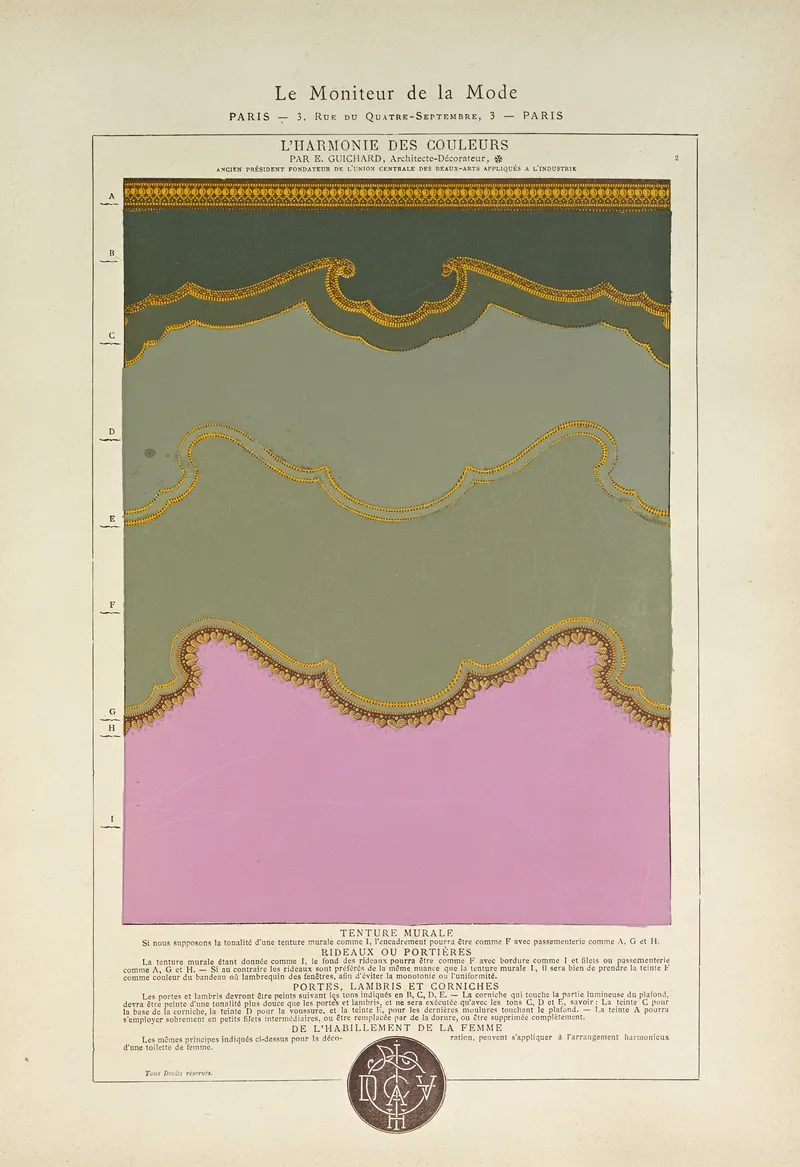 Lharmonie Des Couleurs Pl 003 Wall Art by Édouard Guichard - High-Resolution Digital Print