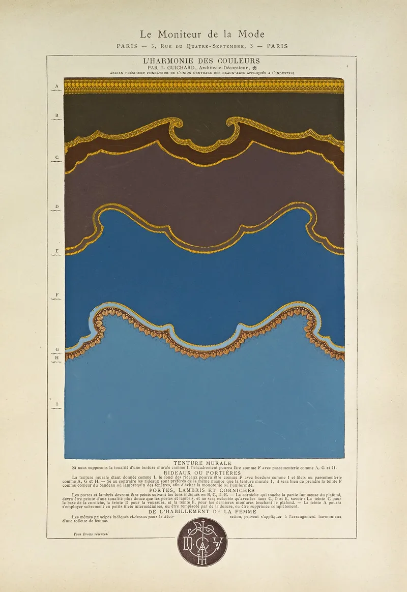 Lharmonie Des Couleurs Pl 005 Wall Art by Édouard Guichard - High-Resolution Digital Print