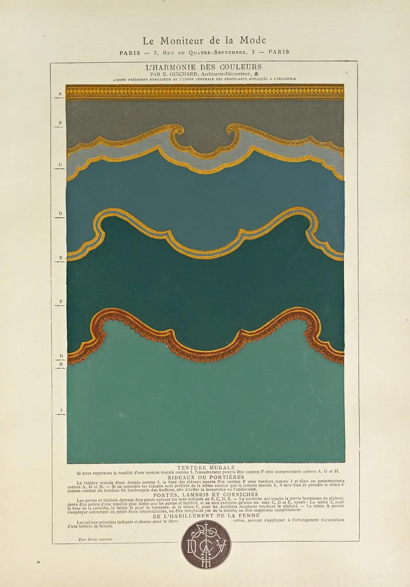 Lharmonie Des Couleurs Pl 007 Wall Art by Édouard Guichard - High-Resolution Digital Print