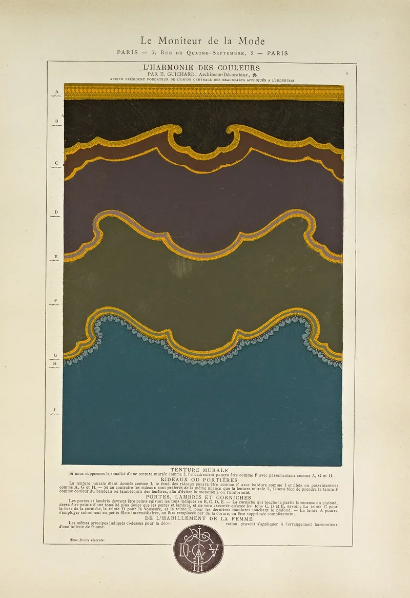 Lharmonie Des Couleurs Pl 009 Wall Art by Édouard Guichard - High-Resolution Digital Print