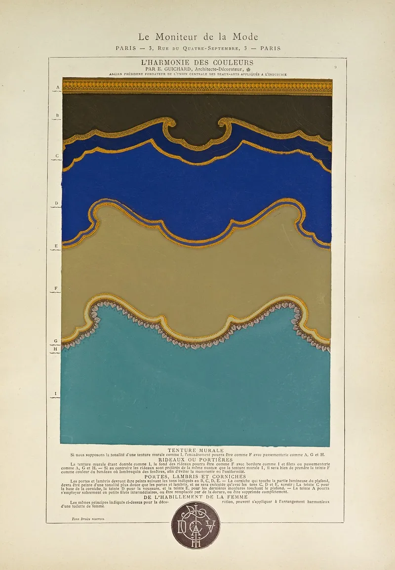 Lharmonie Des Couleurs Pl 010 Wall Art by Édouard Guichard - High-Resolution Digital Print