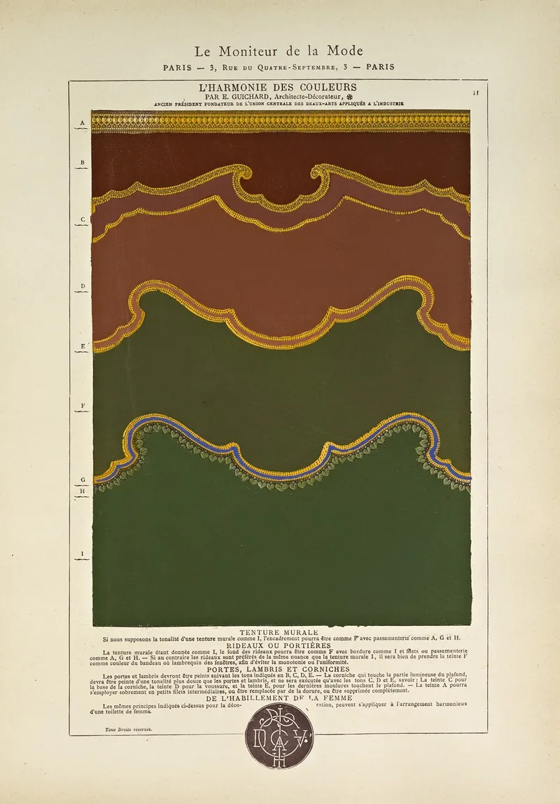 Lharmonie Des Couleurs Pl 012 Wall Art by Édouard Guichard - High-Resolution Digital Print
