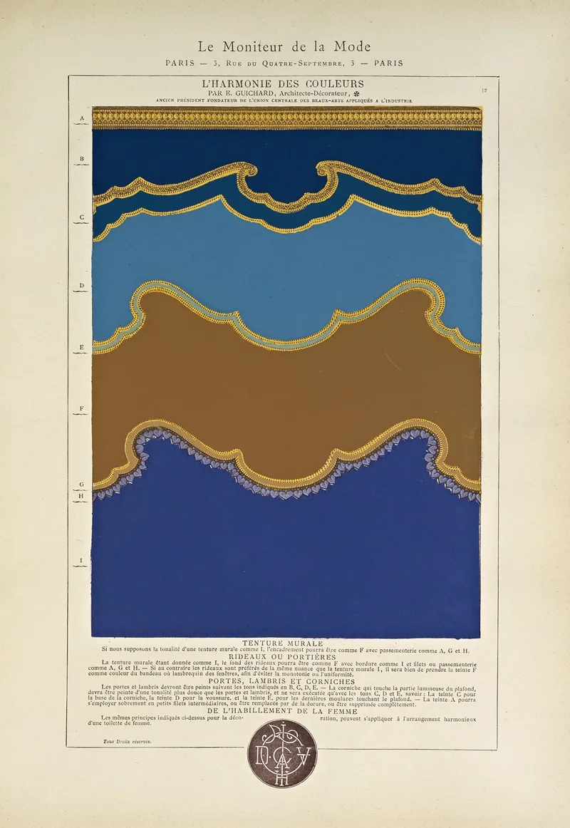 Lharmonie Des Couleurs Pl 013 Wall Art by Édouard Guichard - High-Resolution Digital Print