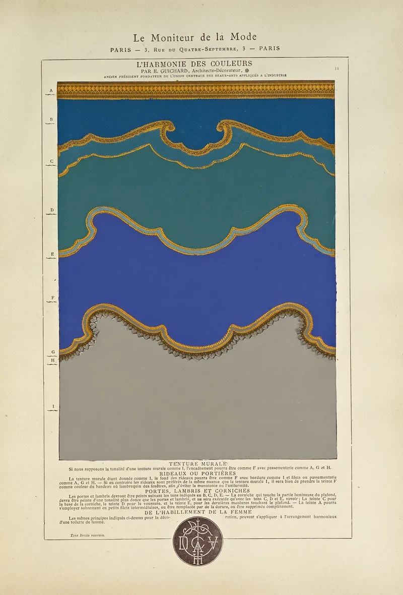 Lharmonie Des Couleurs Pl 015 Wall Art by Édouard Guichard - High-Resolution Digital Print