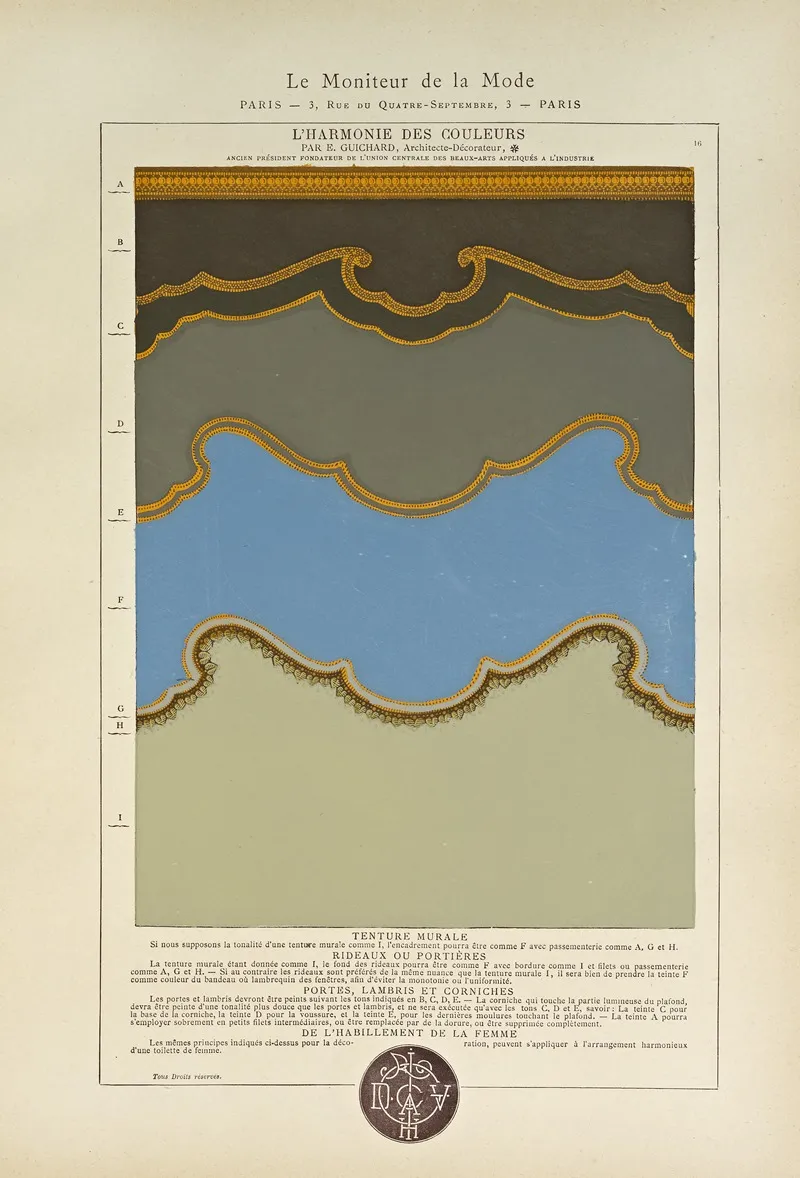 Lharmonie Des Couleurs Pl 017 Wall Art by Édouard Guichard - High-Resolution Digital Print