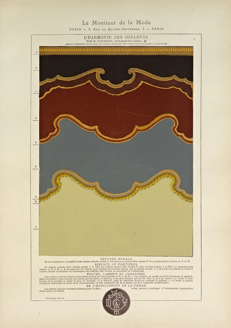 Lharmonie Des Couleurs Pl 018 Wall Art by Édouard Guichard - High-Resolution Digital Print