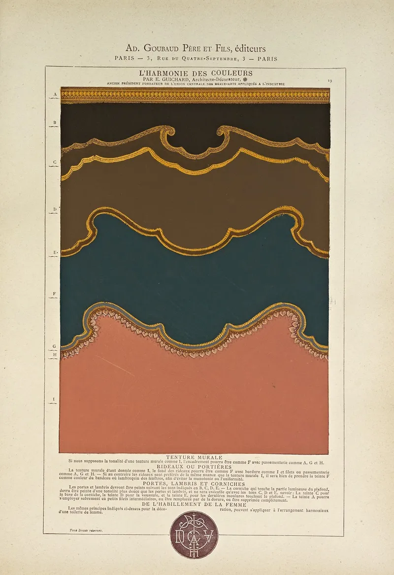 Lharmonie Des Couleurs Pl 020 Wall Art by Édouard Guichard - High-Resolution Digital Print