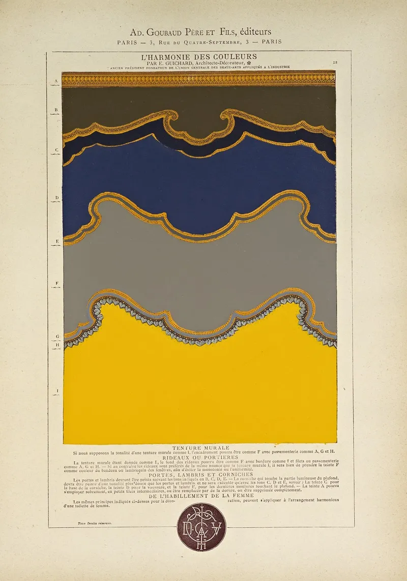 Lharmonie Des Couleurs Pl 022 Wall Art by Édouard Guichard - High-Resolution Digital Print