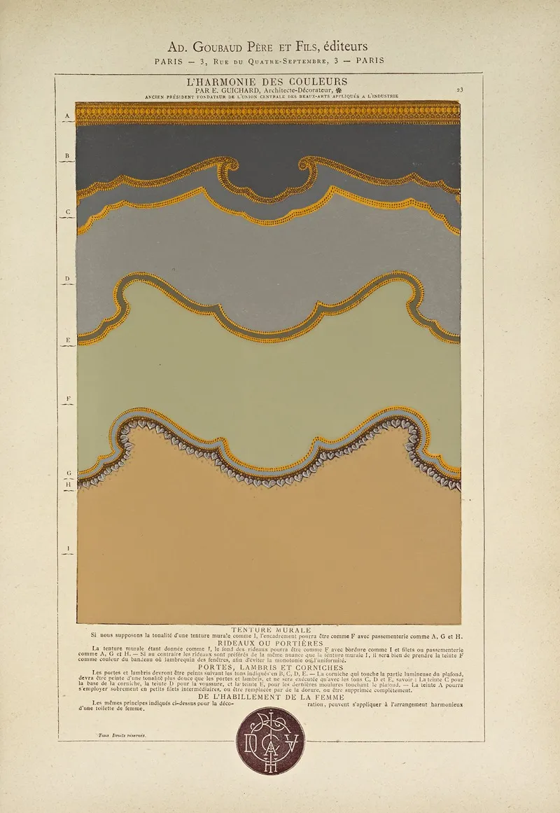 Lharmonie Des Couleurs Pl 023 Wall Art by Édouard Guichard - High-Resolution Digital Print