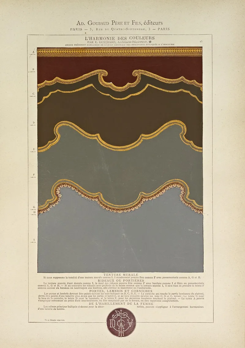 Lharmonie Des Couleurs Pl 024 Wall Art by Édouard Guichard - High-Resolution Digital Print