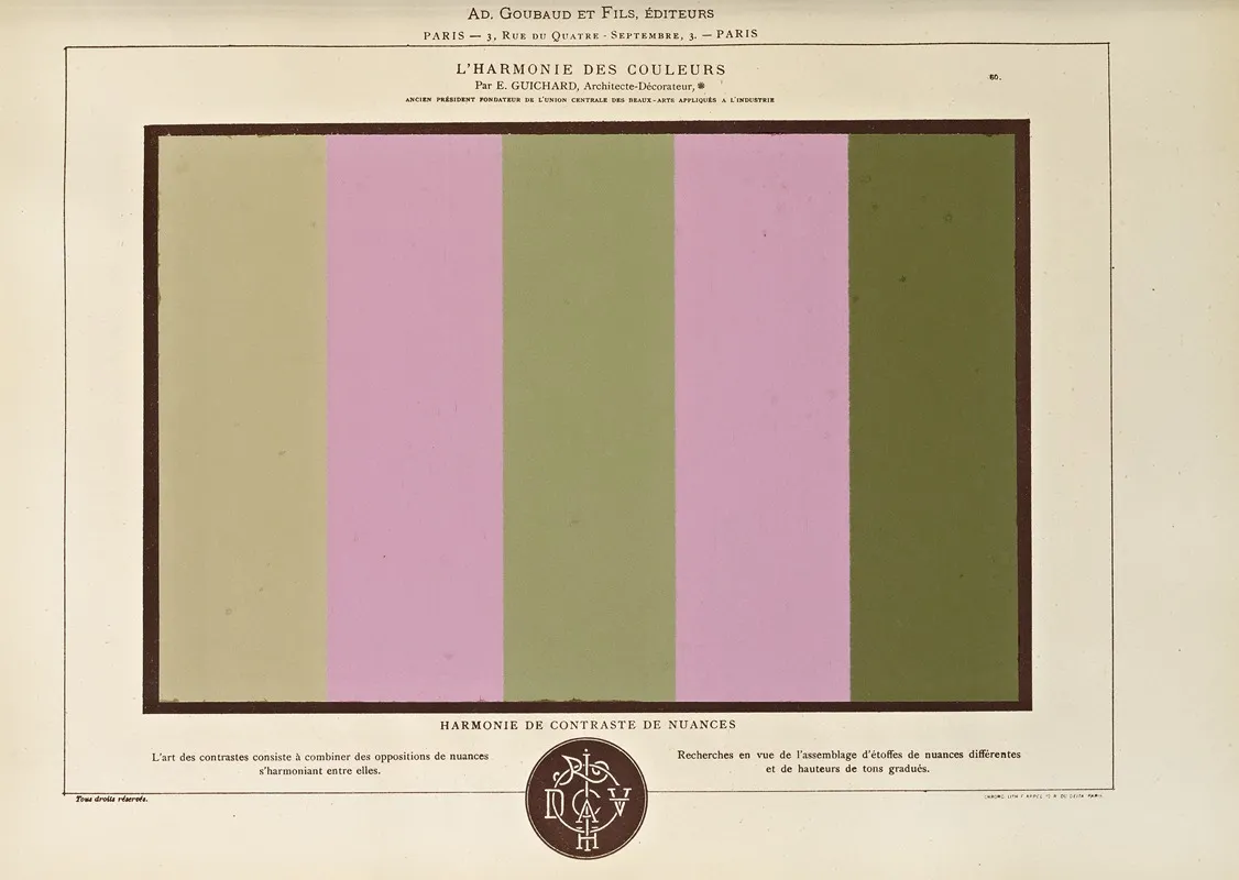 Lharmonie Des Couleurs Pl 050 Wall Art by Édouard Guichard - High-Resolution Digital Print
