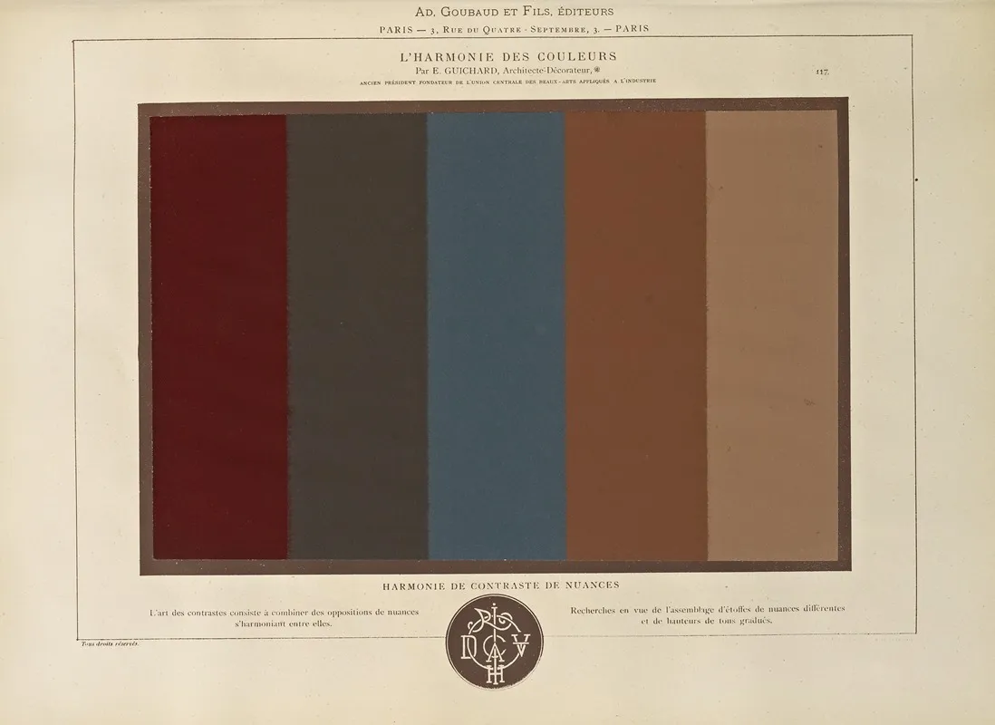 Lharmonie Des Couleurs Pl 069 Wall Art by Édouard Guichard - High-Resolution Digital Print