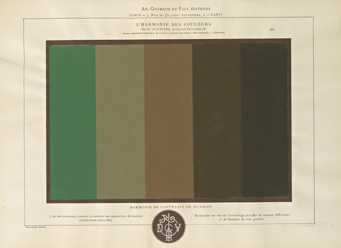 Lharmonie Des Couleurs Pl 074 Wall Art by Édouard Guichard - High-Resolution Digital Print