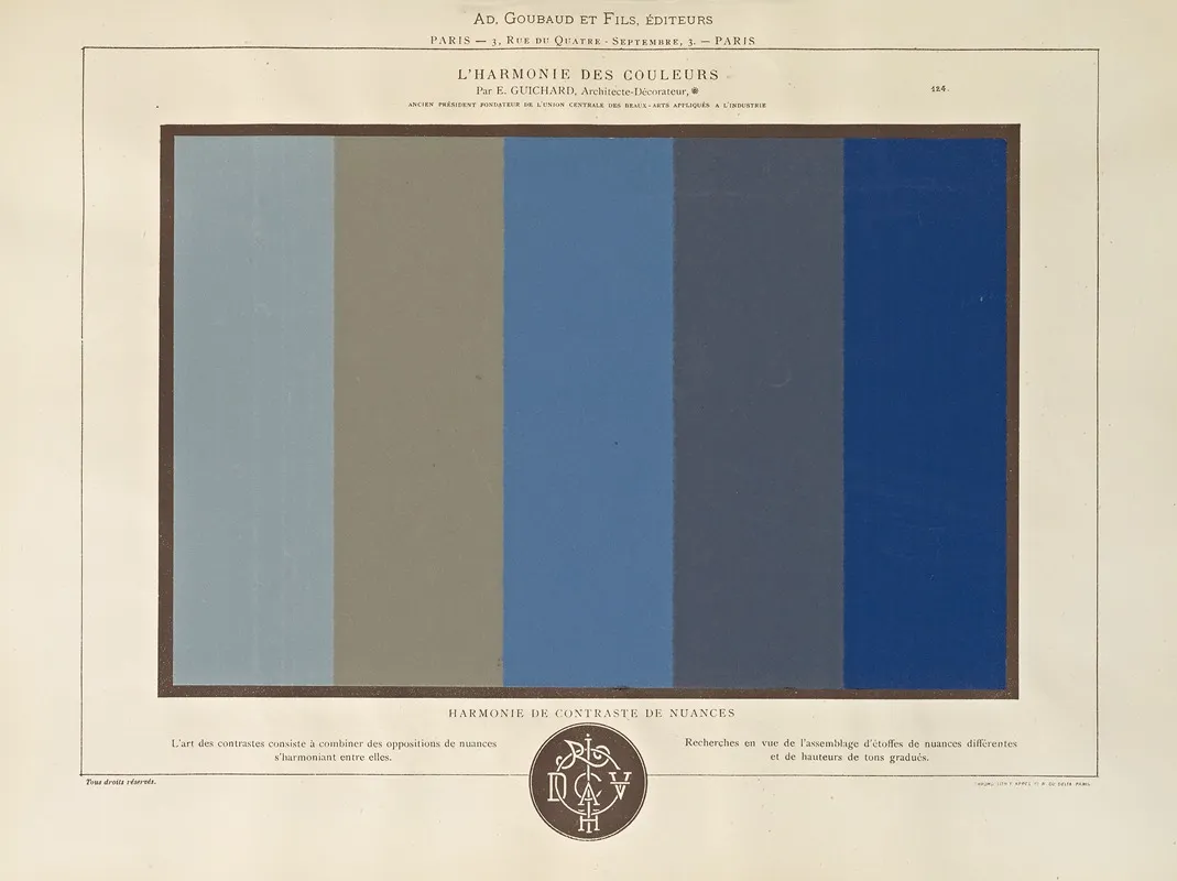 Lharmonie Des Couleurs Pl 075 Wall Art by Édouard Guichard - High-Resolution Digital Print