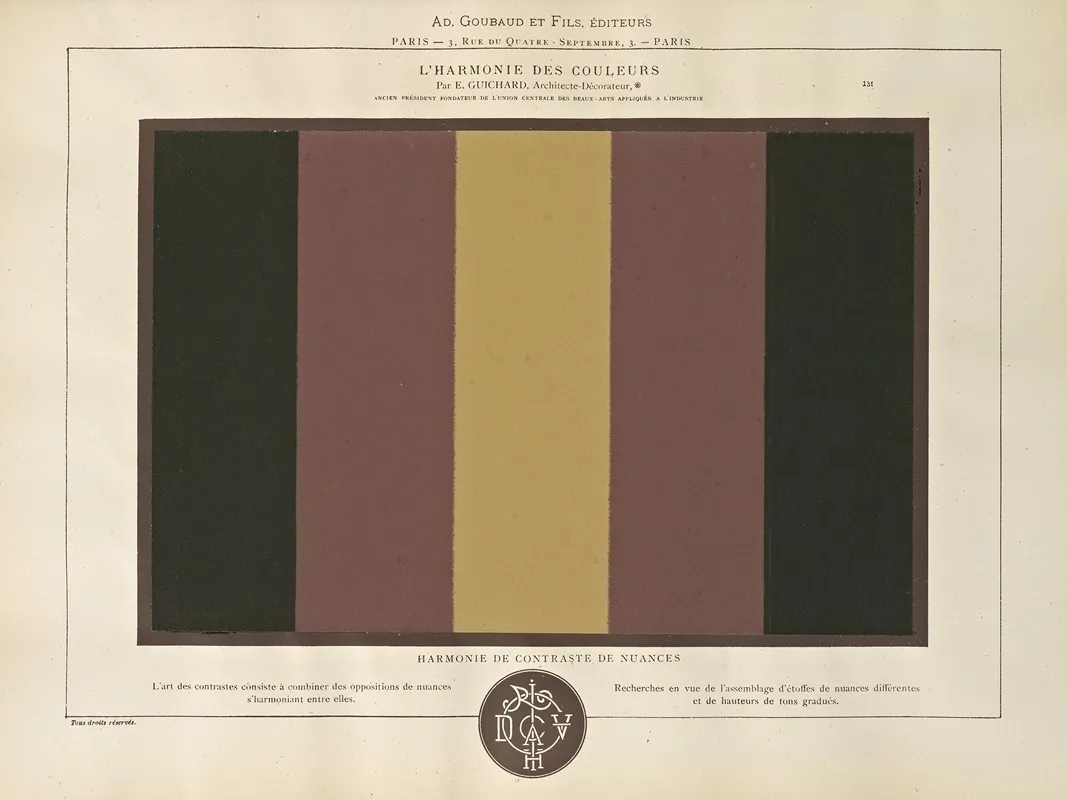 Lharmonie Des Couleurs Pl 080 Wall Art by Édouard Guichard - High-Resolution Digital Print