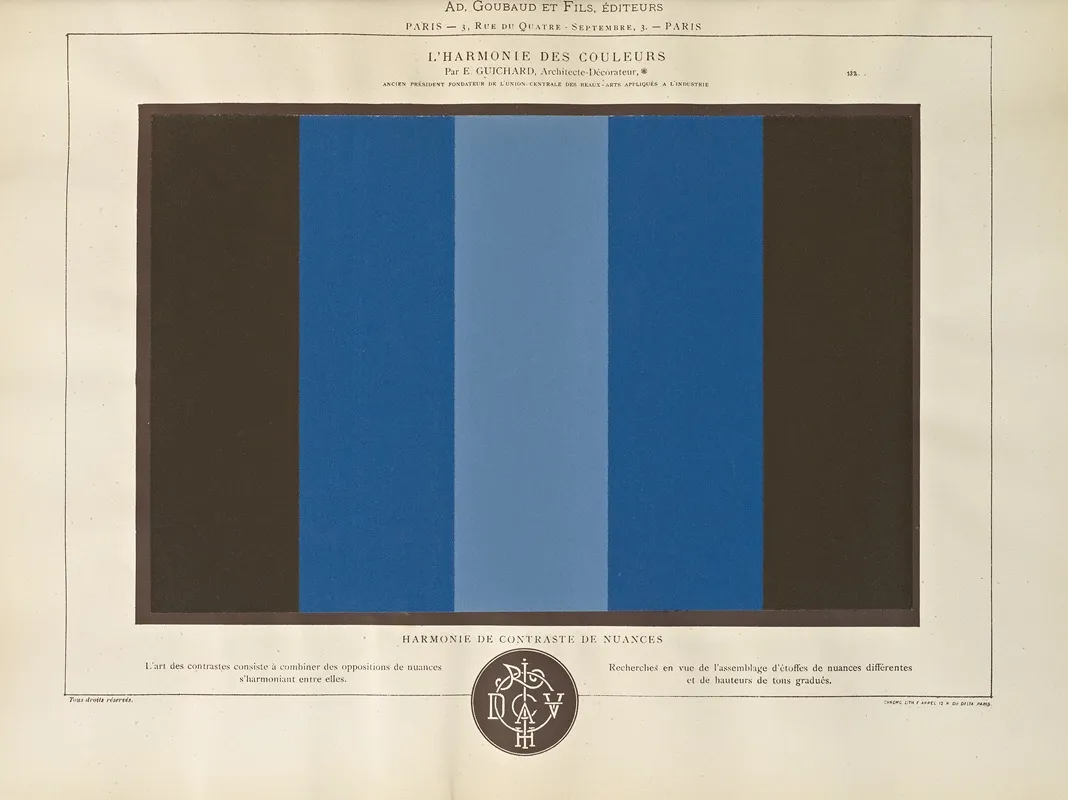 Lharmonie Des Couleurs Pl 081 Wall Art by Édouard Guichard - High-Resolution Digital Print