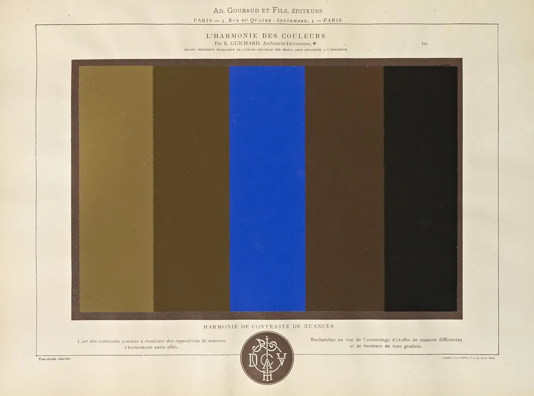 Lharmonie Des Couleurs Pl 082 Wall Art by Édouard Guichard - High-Resolution Digital Print
