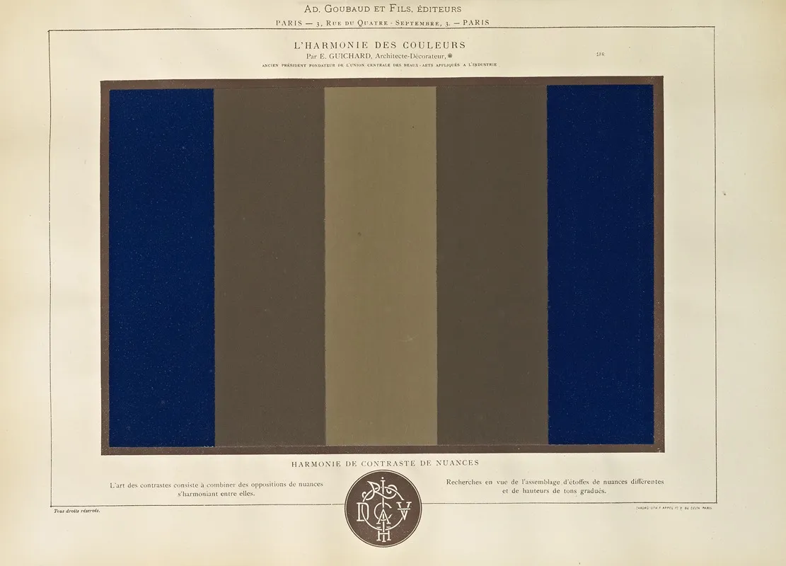 Lharmonie Des Couleurs Pl 085 Wall Art by Édouard Guichard - High-Resolution Digital Print