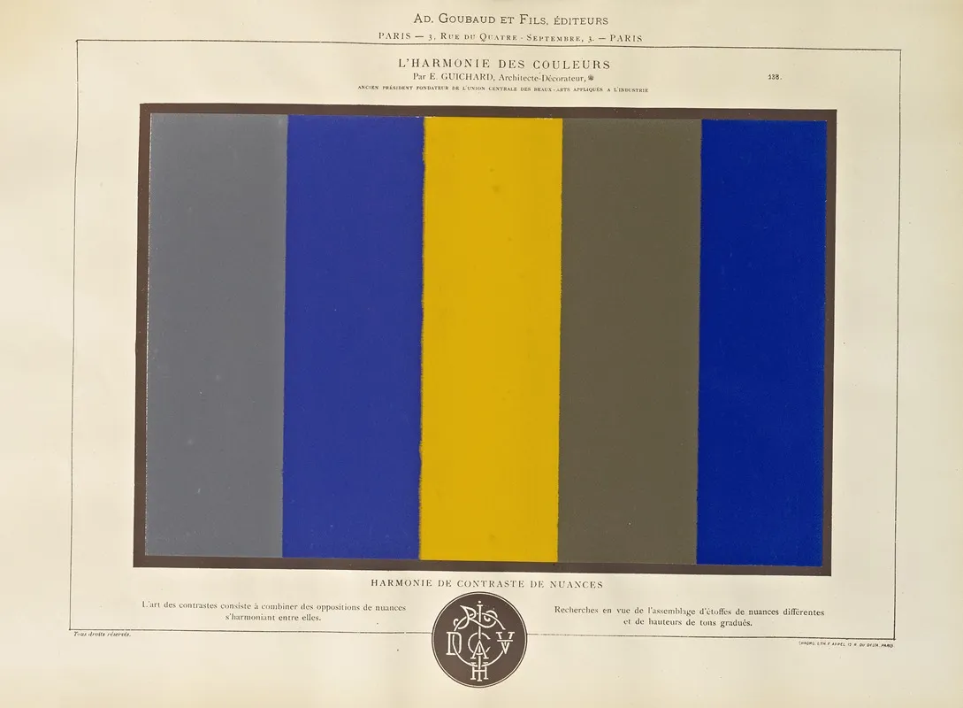 Lharmonie Des Couleurs Pl 086 Wall Art by Édouard Guichard - High-Resolution Digital Print
