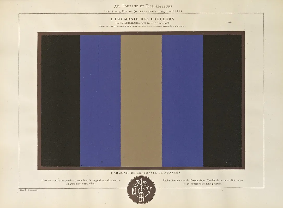 Lharmonie Des Couleurs Pl 087 Wall Art by Édouard Guichard - High-Resolution Digital Print