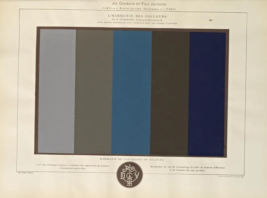 Lharmonie Des Couleurs Pl 093 Wall Art by Édouard Guichard - High-Resolution Digital Print