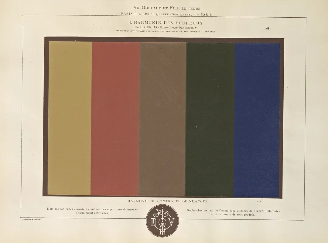 Lharmonie Des Couleurs Pl 096 Wall Art by Édouard Guichard - High-Resolution Digital Print
