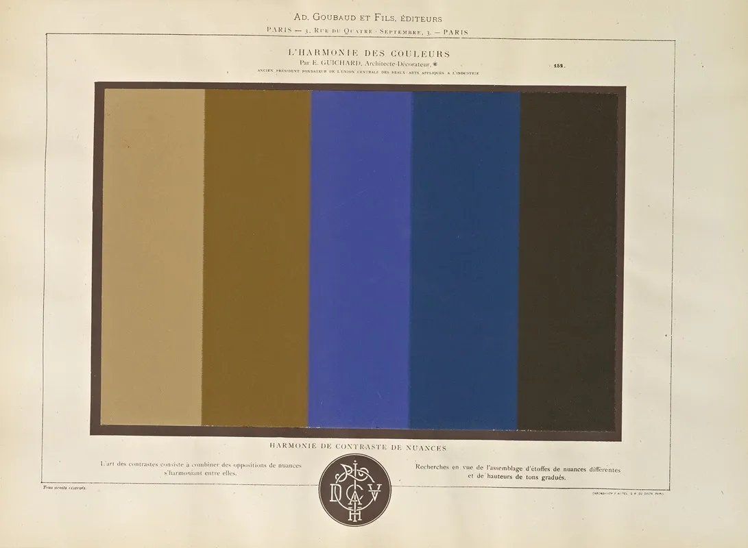 Lharmonie Des Couleurs Pl 100 Wall Art by Édouard Guichard - High-Resolution Digital Print