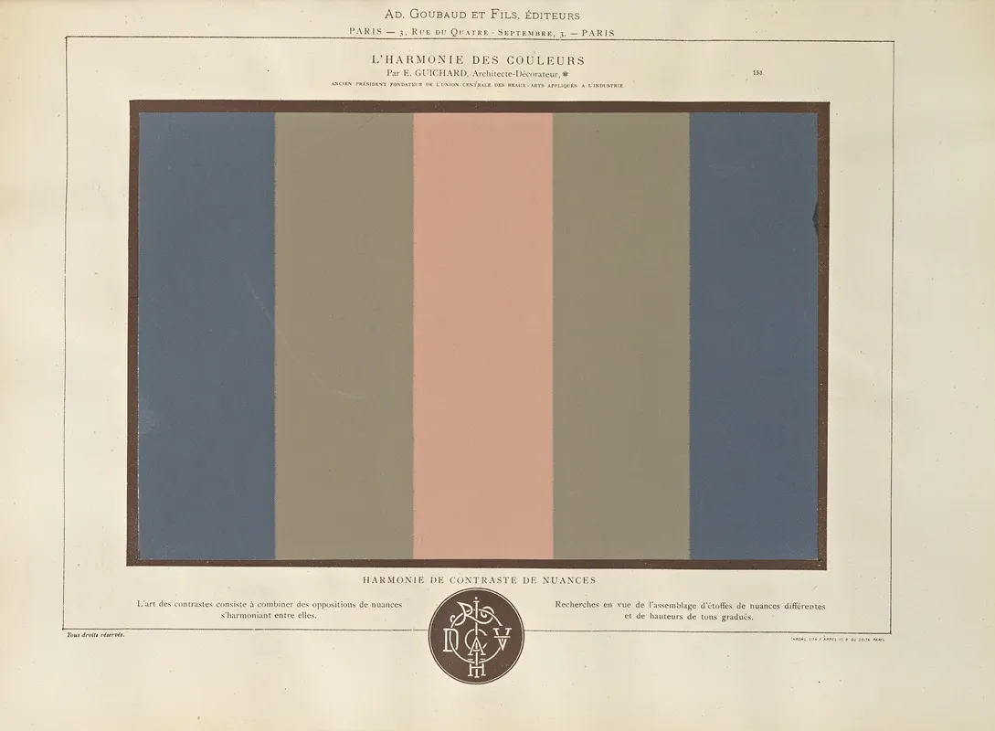 Lharmonie Des Couleurs Pl 101 Wall Art by Édouard Guichard - High-Resolution Digital Print