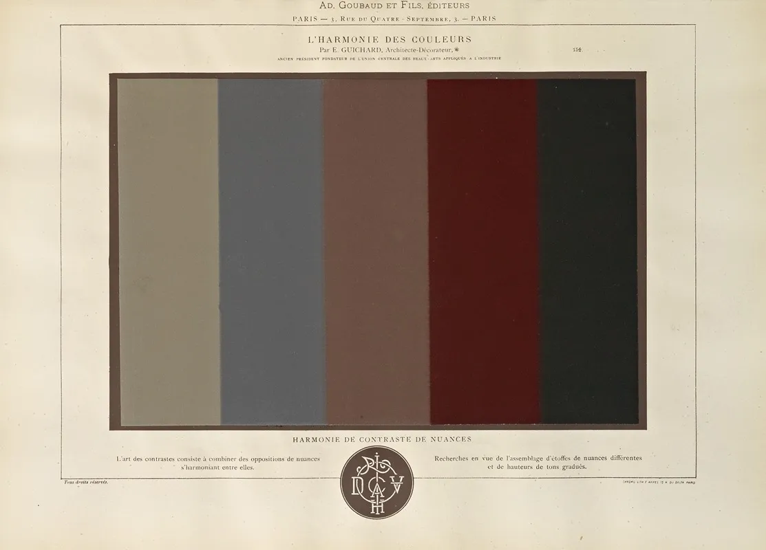 Lharmonie Des Couleurs Pl 102 Wall Art by Édouard Guichard - High-Resolution Digital Print