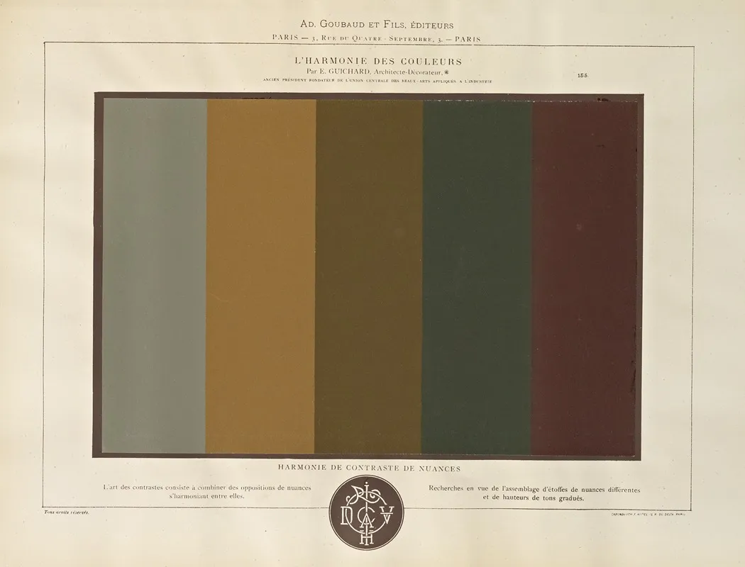 Lharmonie Des Couleurs Pl 103 Wall Art by Édouard Guichard - High-Resolution Digital Print