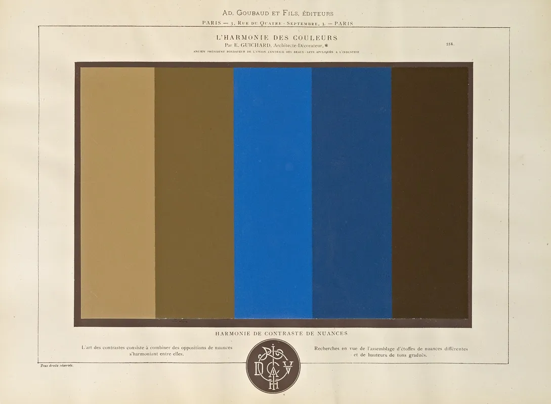 Lharmonie Des Couleurs Pl 104 Wall Art by Édouard Guichard - High-Resolution Digital Print