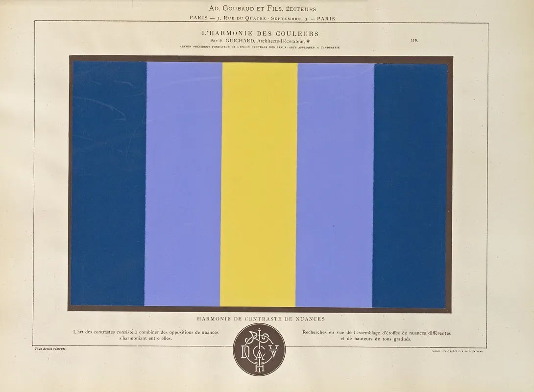 Lharmonie Des Couleurs Pl 107 Wall Art by Édouard Guichard - High-Resolution Digital Print