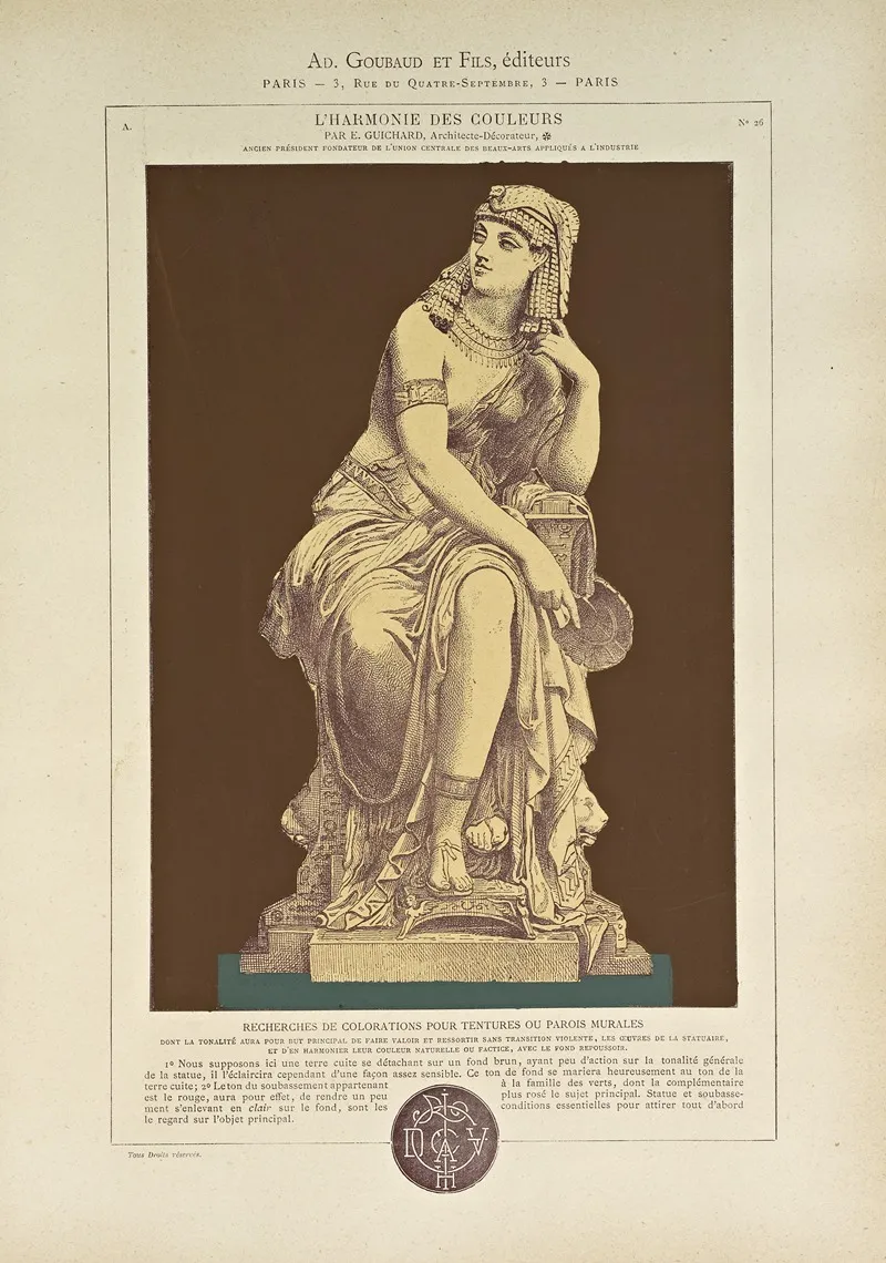 Lharmonie Des Couleurs Pl 109 Wall Art by Édouard Guichard - High-Resolution Digital Print