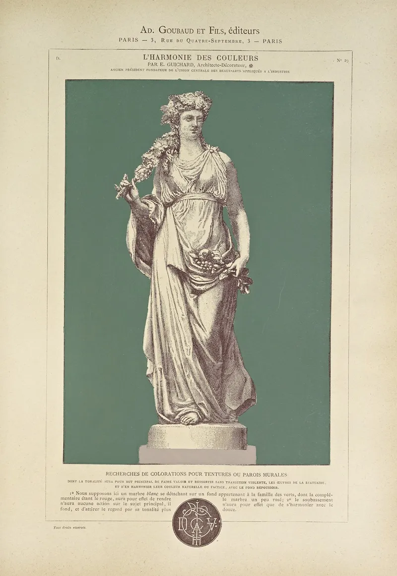 Lharmonie Des Couleurs Pl 112 Wall Art by Édouard Guichard - High-Resolution Digital Print