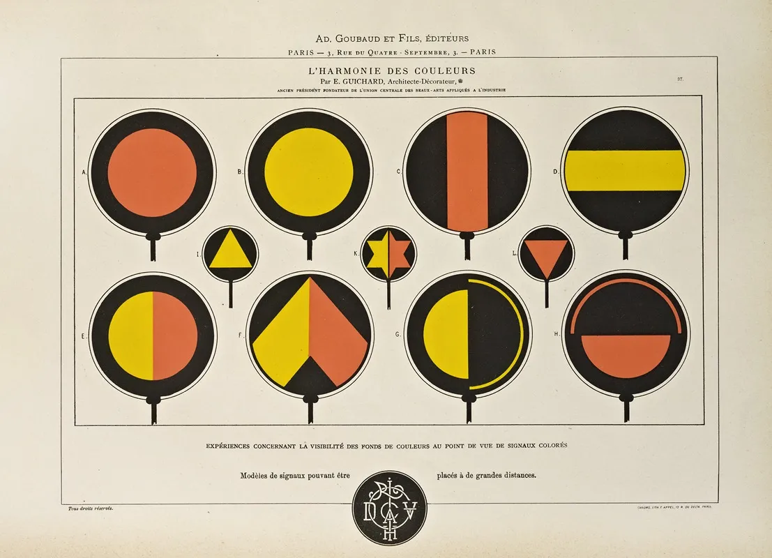 Lharmonie Des Couleurs Pl 138 Wall Art by Édouard Guichard - High-Resolution Digital Print