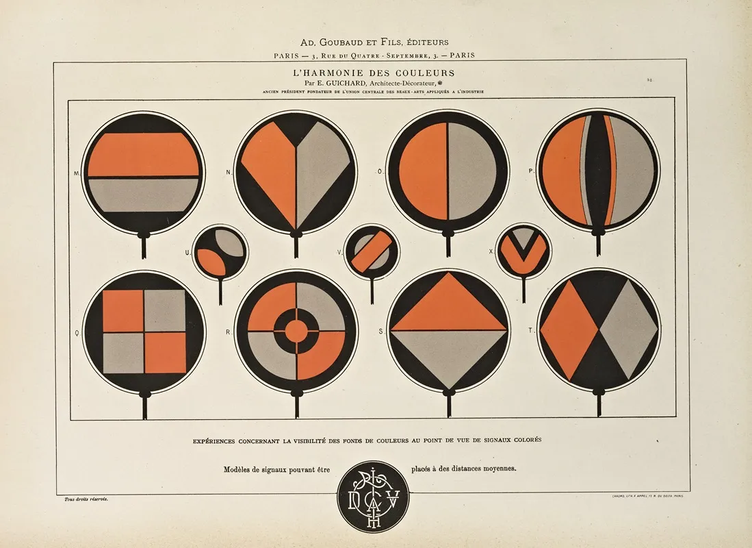 Lharmonie Des Couleurs Pl 139 Wall Art by Édouard Guichard - High-Resolution Digital Print