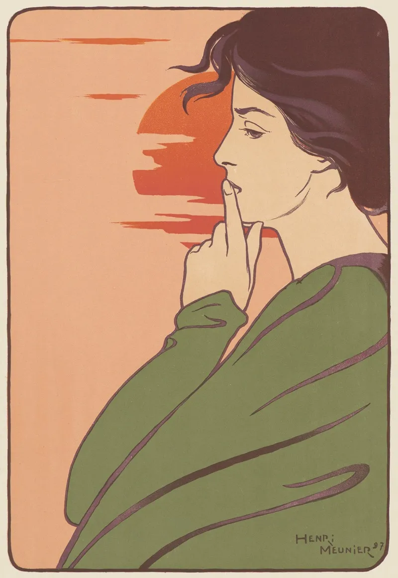 Lheure Du Silence Wall Art by Henri Meunier - High-Resolution Digital Print