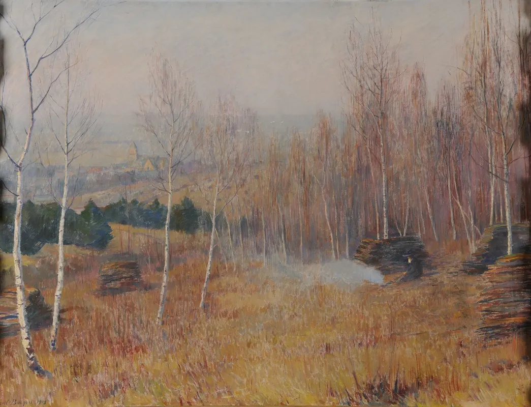 Lhiver Dans La Montagne De Reims Wall Art by Paul Bocquet - High-Resolution Digital Print