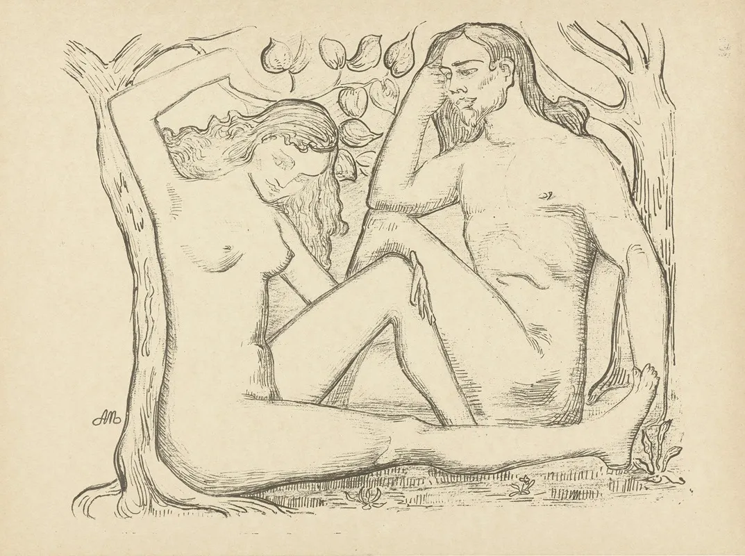 Lhomme Et La Femme Adam Et Eve