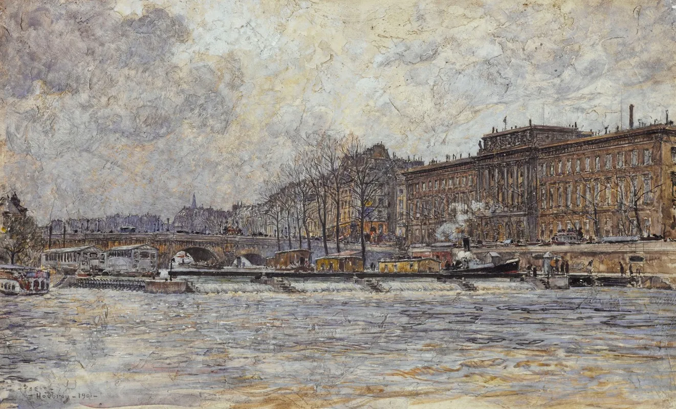 Lhotel De La Monnaie Et Le Pont Neuf