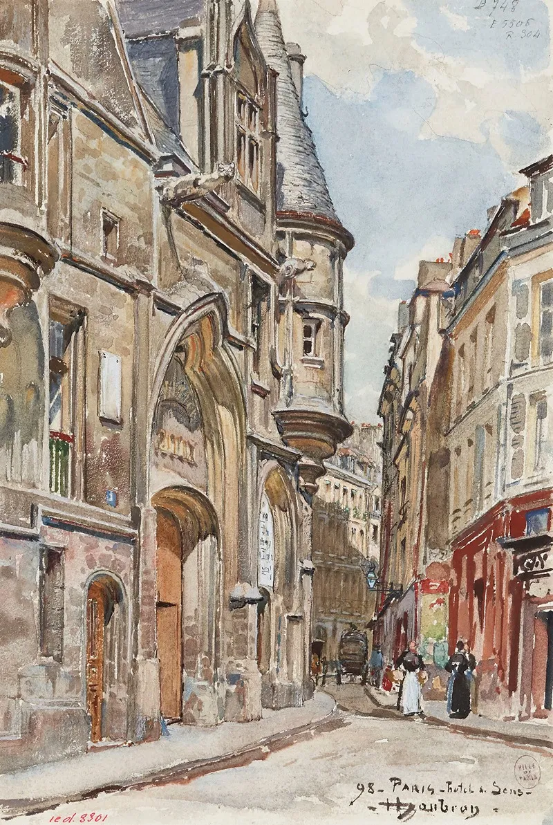 Lhotel De Sens 1 Rue Du Figuier En 1898 4eme Arrondissement