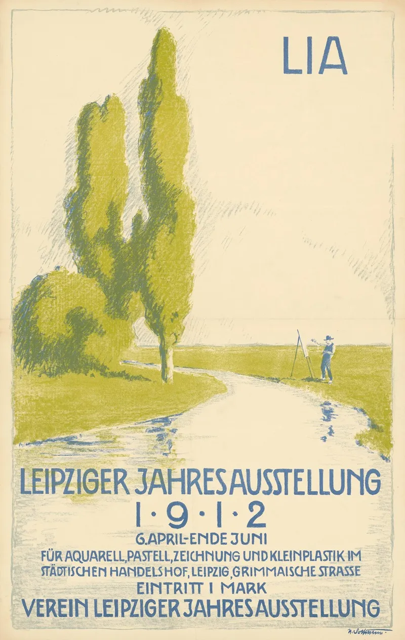 Lia Leipziger Jahresausstellung 1912 Wall Art by N. Sottmann - High-Resolution Digital Print