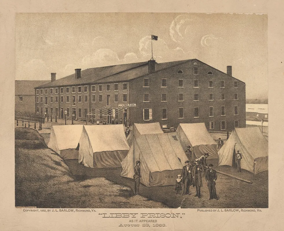 Libbey Prison As It Appeared August 23 1863