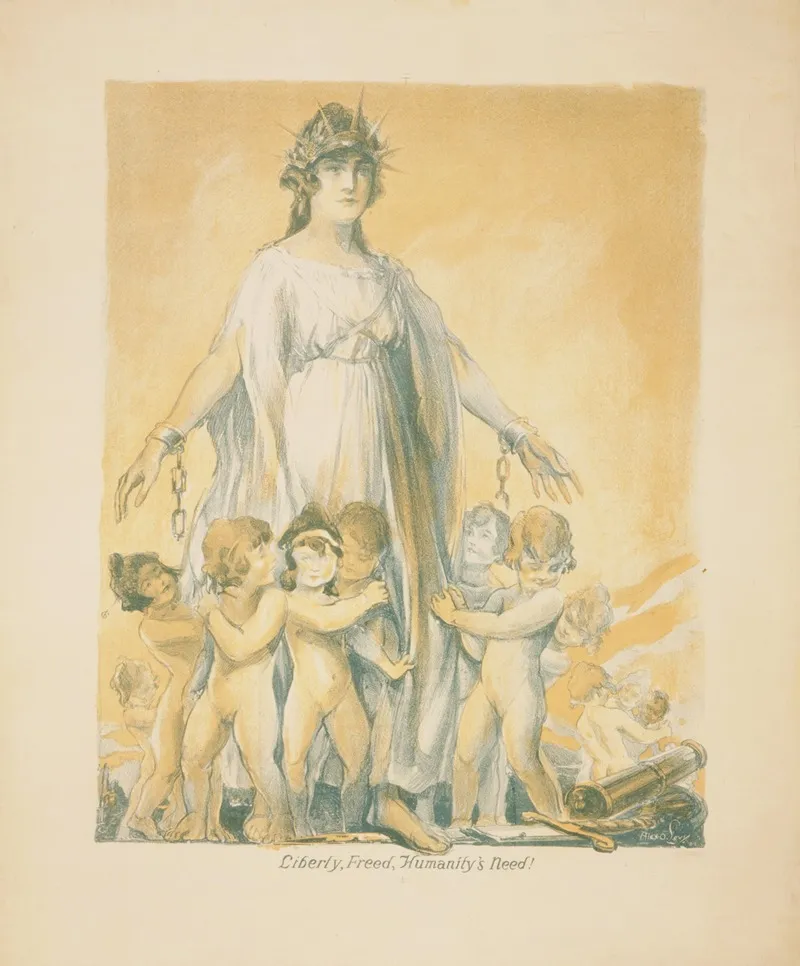 Liberty Freed Humanitys Need Wall Art by Alexander O. Levy - High-Resolution Digital Print