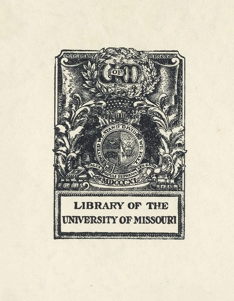 Library Of The University Of Missouri Wall Art by Joseph Winfred Spenceley - High-Resolution Digital Print