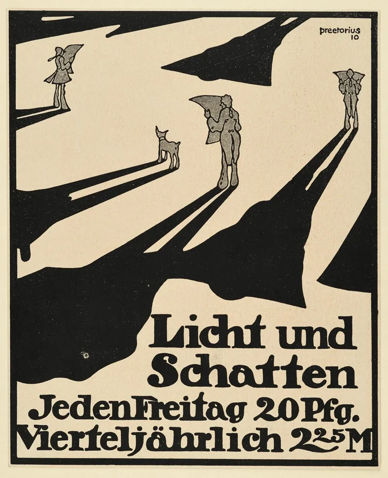 Licht Und Schatten Wall Art by Emil Preetorius - High-Resolution Digital Print