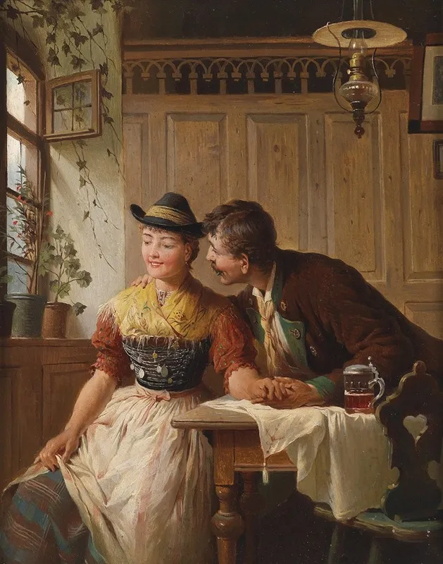 Liebelei Wall Art by Peter Baumgartner - High-Resolution Digital Print