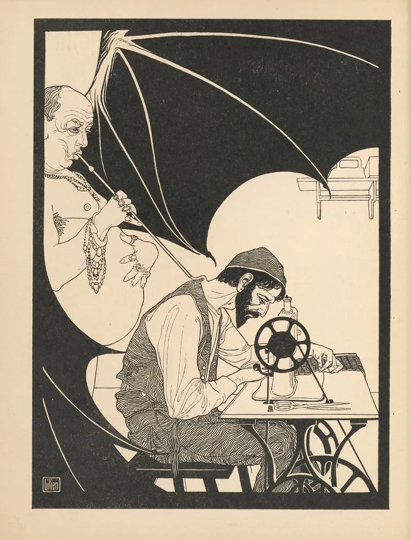 Lieder Des Ghetto Pl 04 Wall Art by Ephraim Moses Lilien - High-Resolution Digital Print