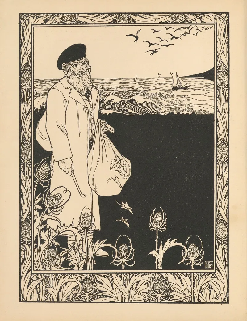 Lieder Des Ghetto Pl 12 Wall Art by Ephraim Moses Lilien - High-Resolution Digital Print